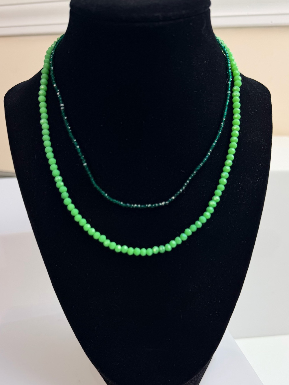 Rachel Lynn x Corri Lynn Beaded Chokers 17 & 15 inch set of 2